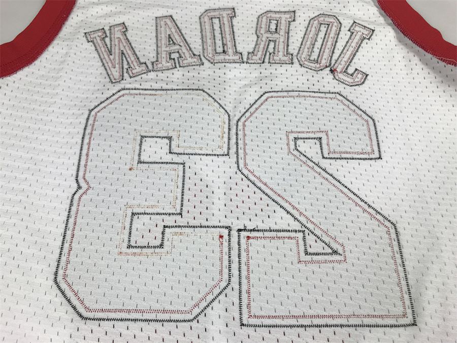 Bulls #23 White Jersey