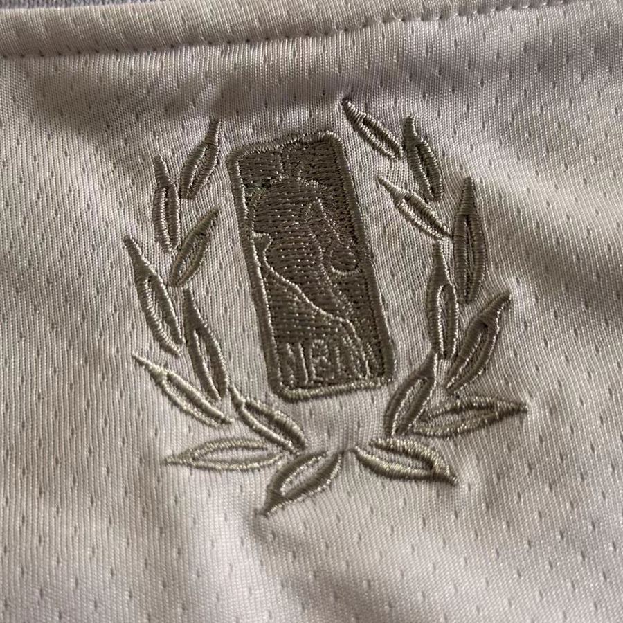 Lakers #23 LeBron James White Embroidered Nike Jersey