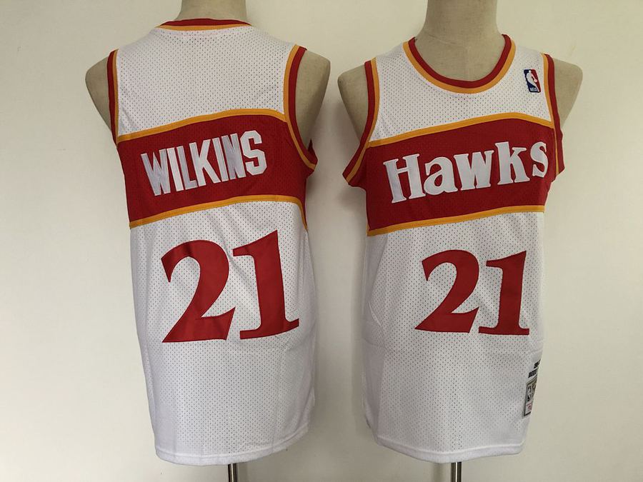 Eagles #21 White Retro Jersey