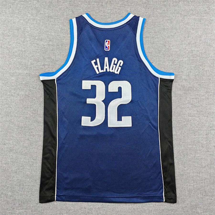 Mavericks #32 Navy Blue Statement Kids Jersey