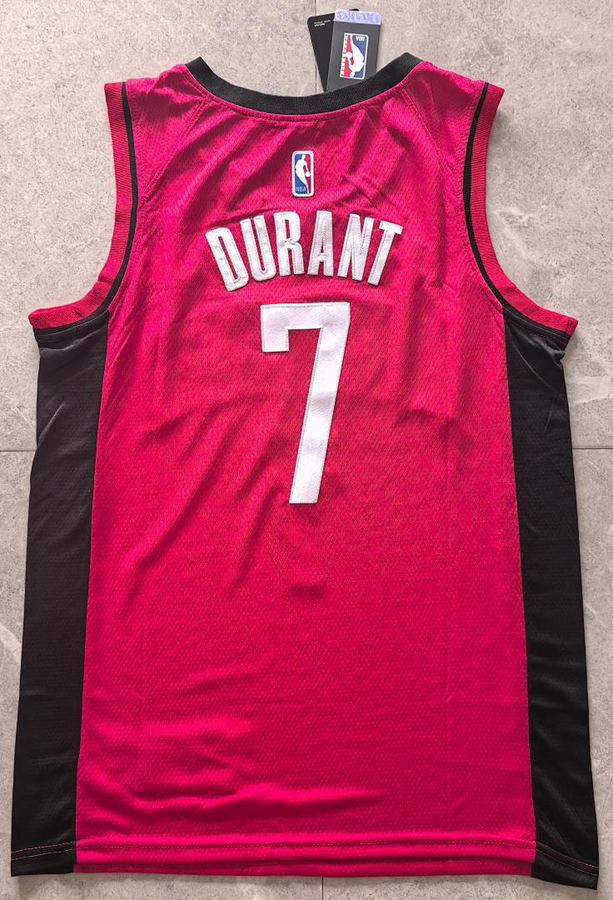 Rockets Kevin Durant Red Jersey
