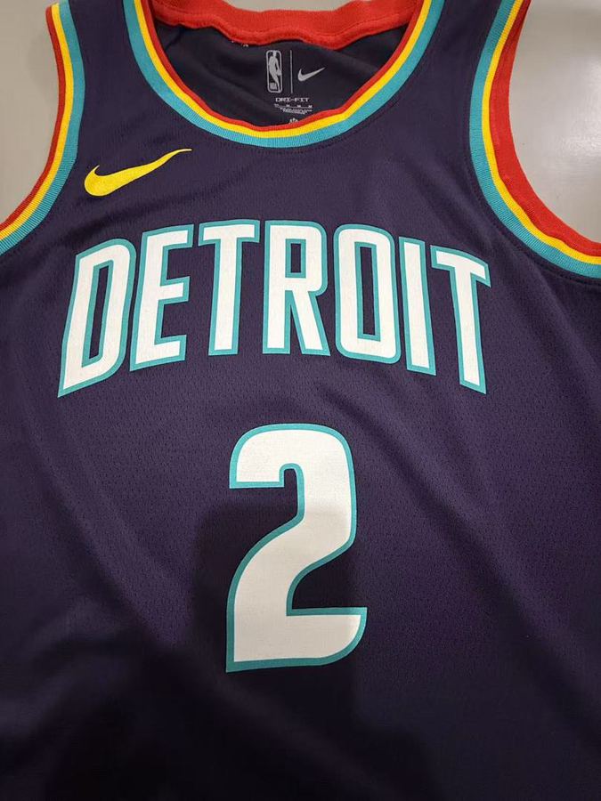 Pistons Purple City Edition Jersey