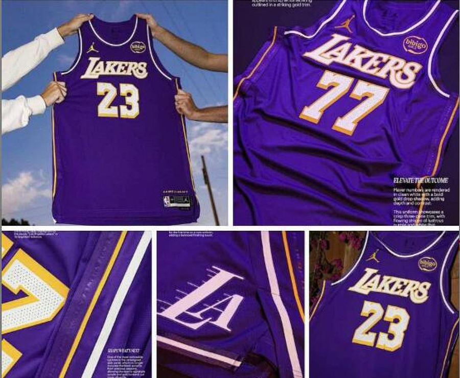 Lakers Purple City Edition Jersey