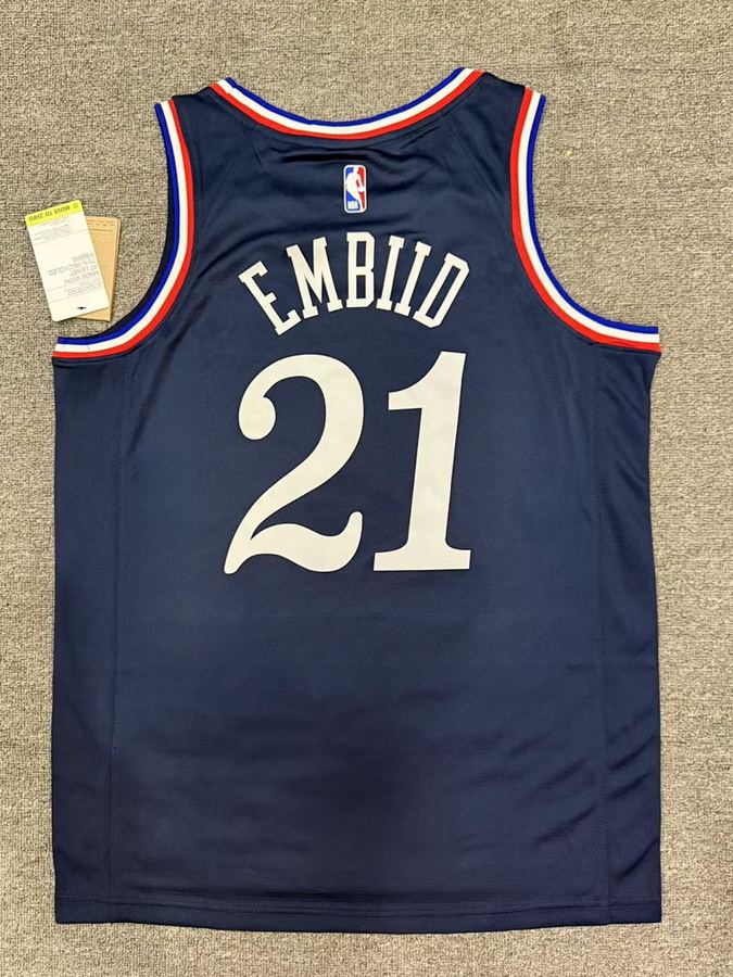 76ers Navy Blue City Edition Jersey