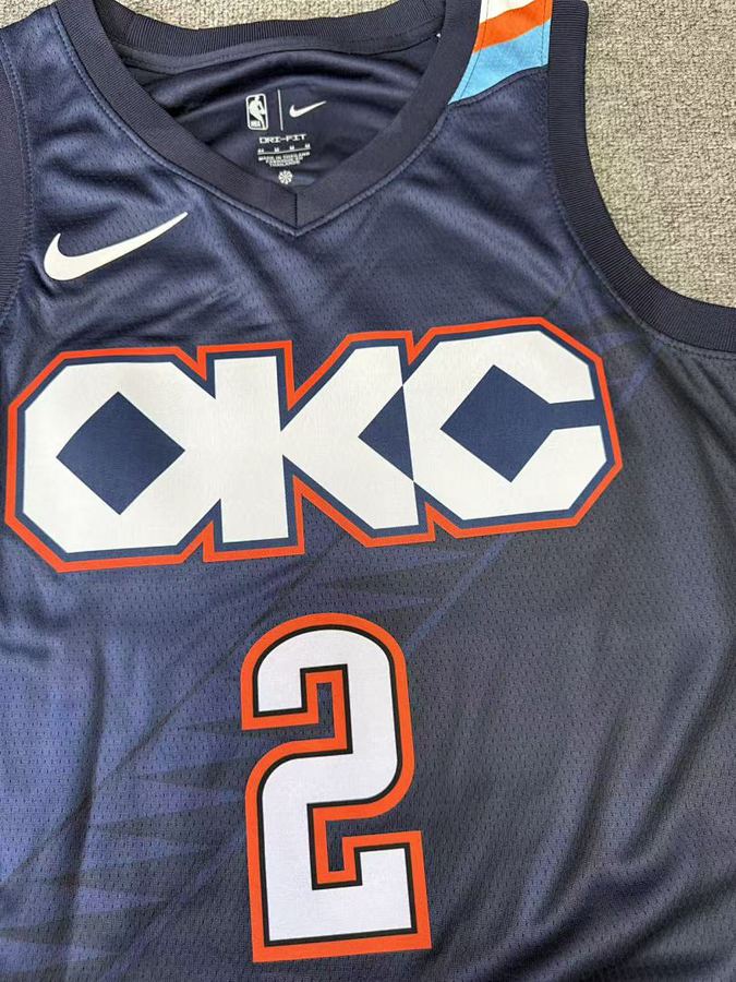 Thunder Navy Blue City Edition Jersey