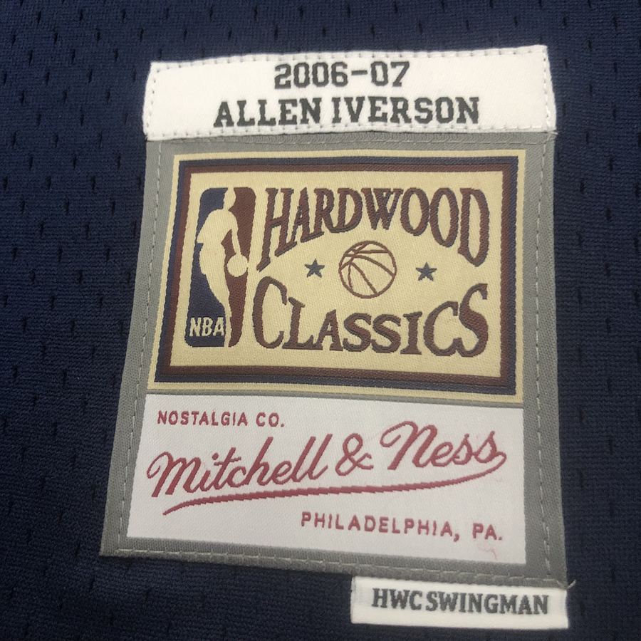 Nuggets #3 Blue Retro Heat Pressed Jersey