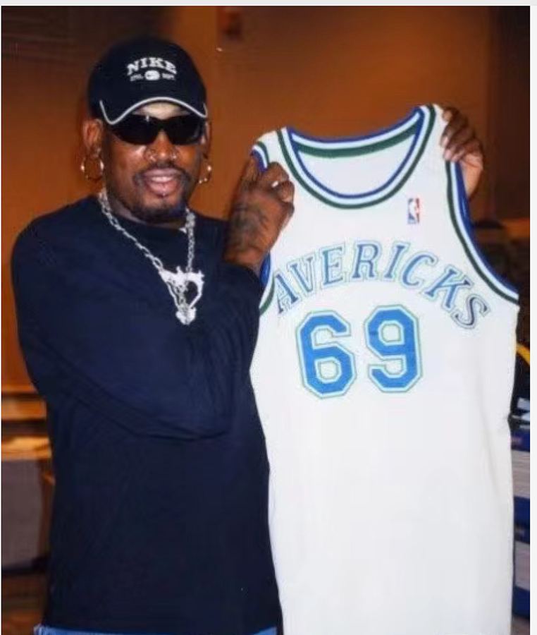 Mavericks #69 White Retro Embroidered Jersey