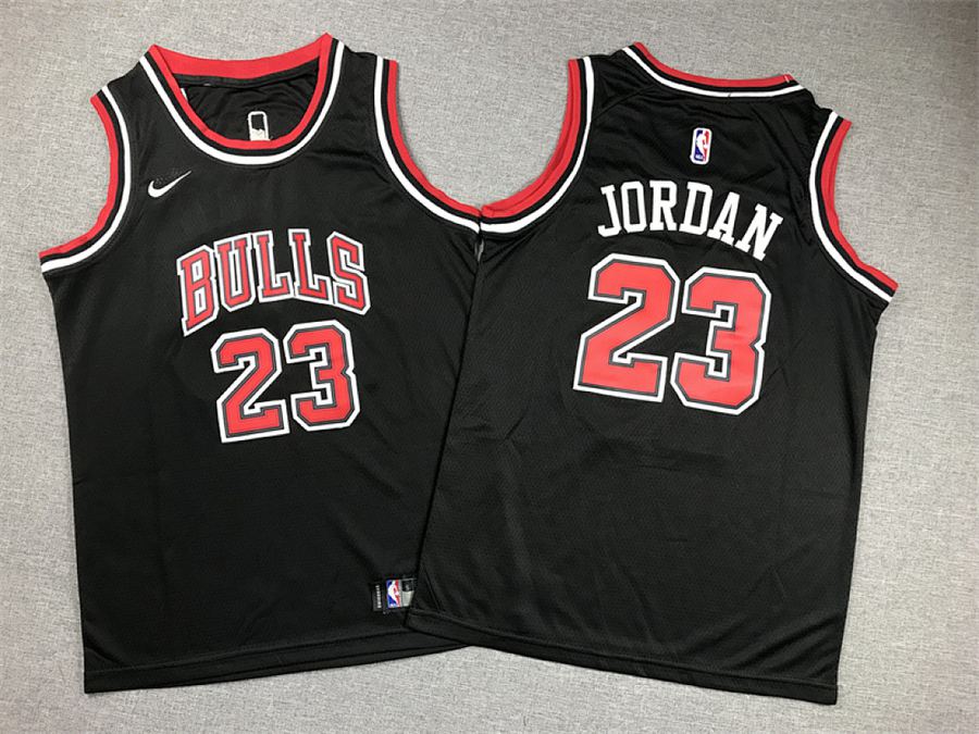 Bulls Embroidered Kids Jersey
