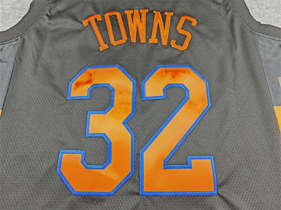 Knicks #32 Black Statement Jersey