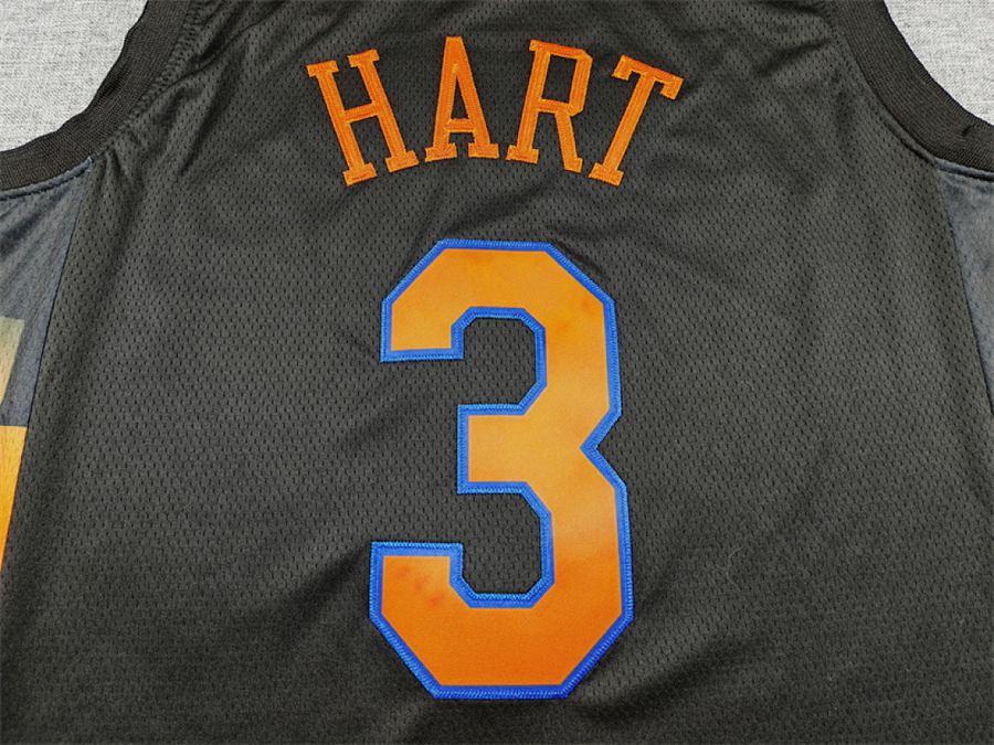Knicks #3 Black Statement Jersey