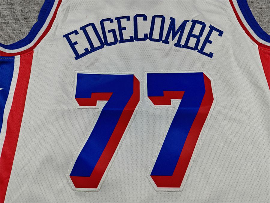 76ers White Jersey