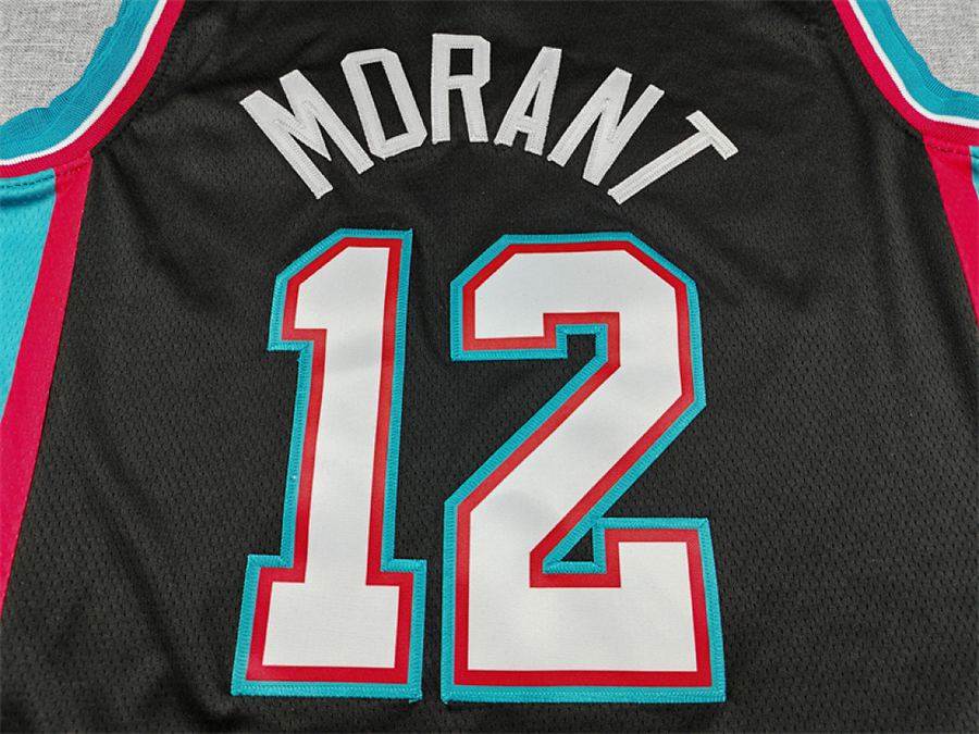 Grizzlies #12 Black Jersey