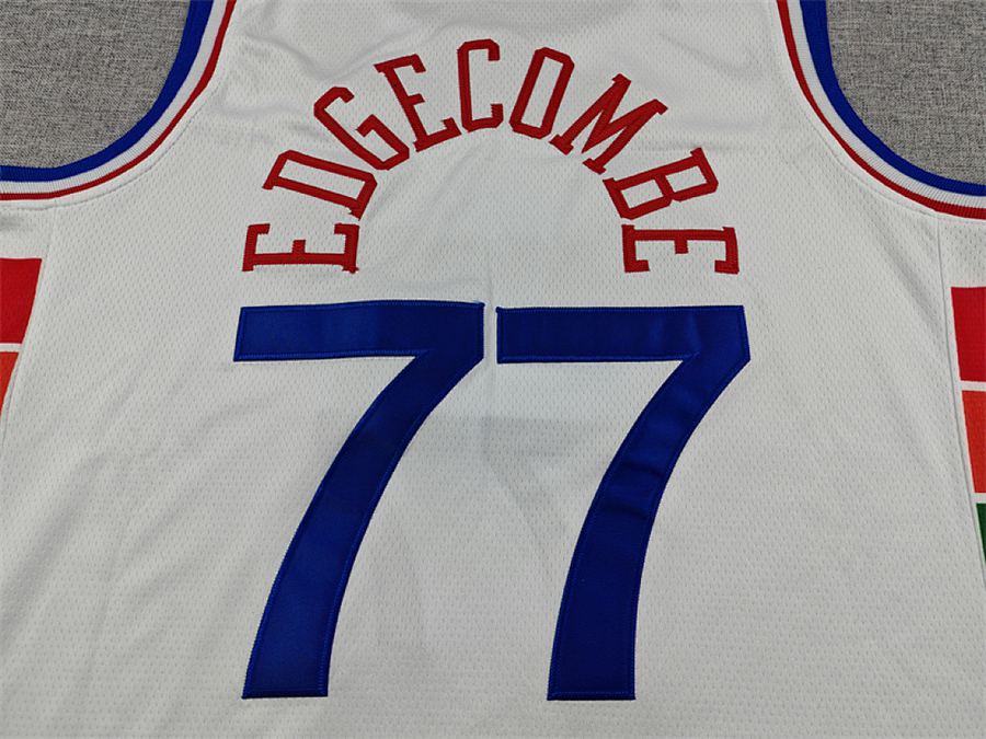 76ers #77 White City Edition Jersey