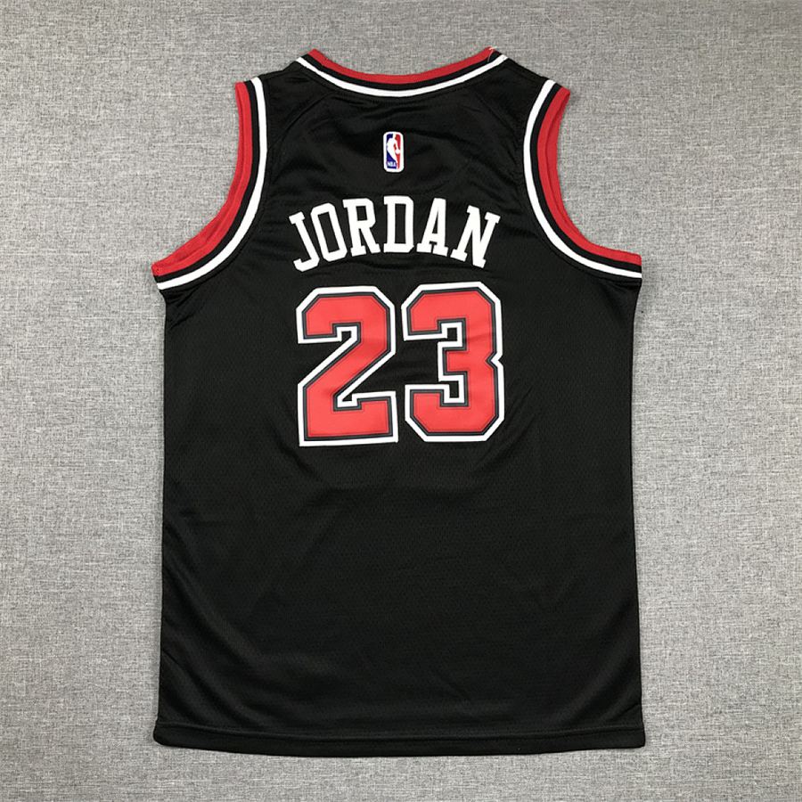 Bulls Black Kids Jersey