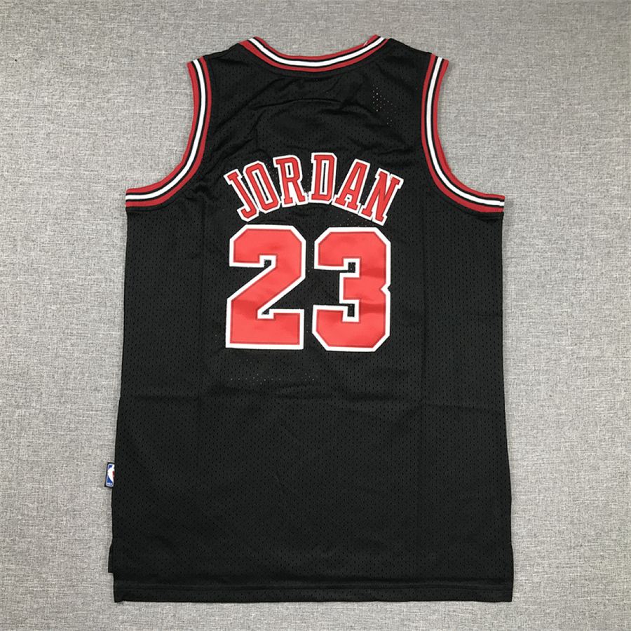Bulls #23 Black Kids Jersey