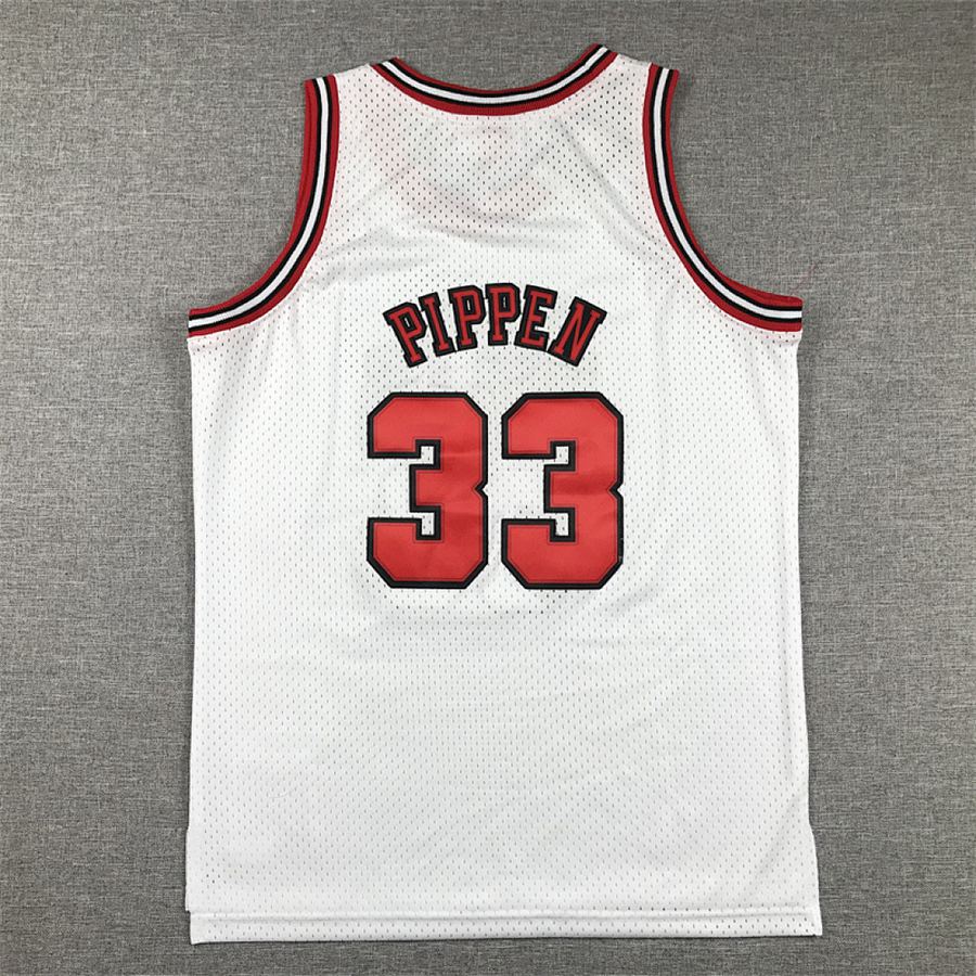 Bulls White Retro Kids Jersey