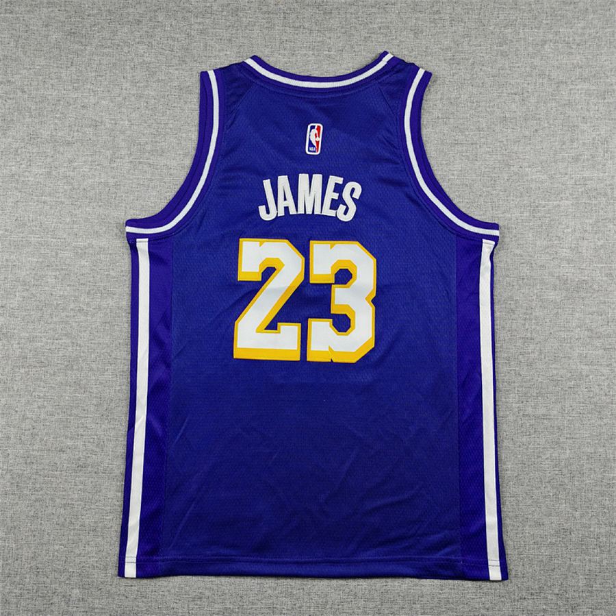 Lakers #23 Purple Statement Kids Jersey