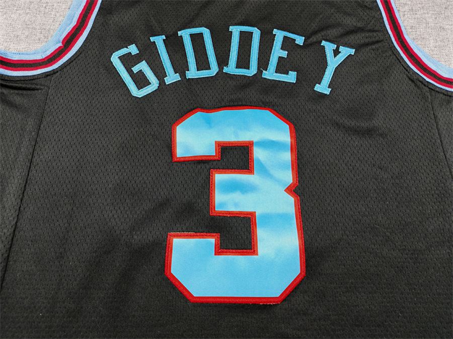 Bulls #3 Black City Edition Jersey