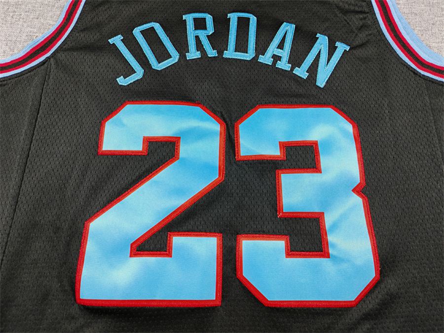 Bulls #23 Black City Edition Jersey