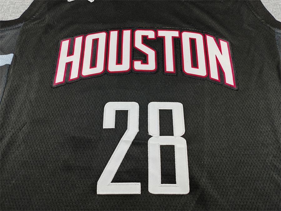 Rockets #28 Black Jersey