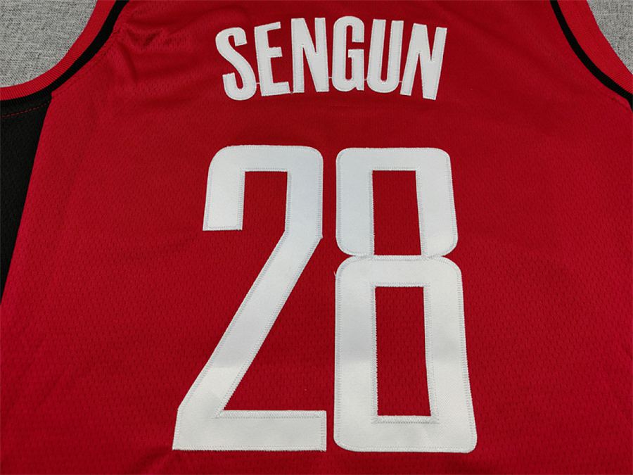 Rockets #28 Red Jersey