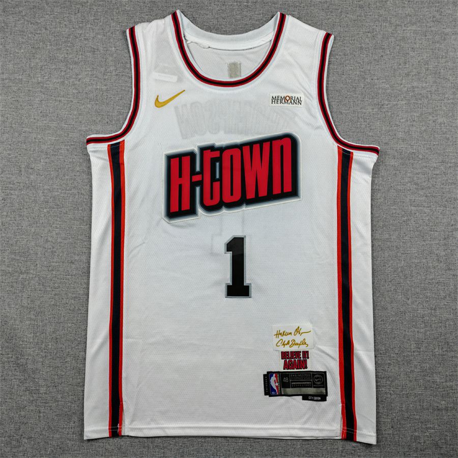 Rockets #1 White City Edition Jersey