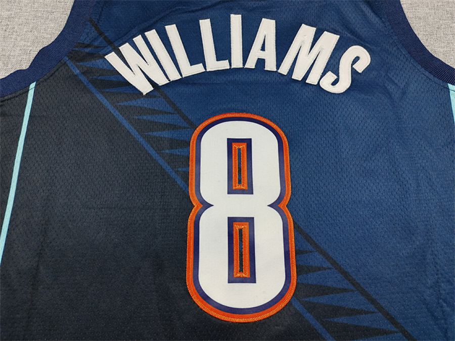 Thunder #8 Blue City Edition Jersey