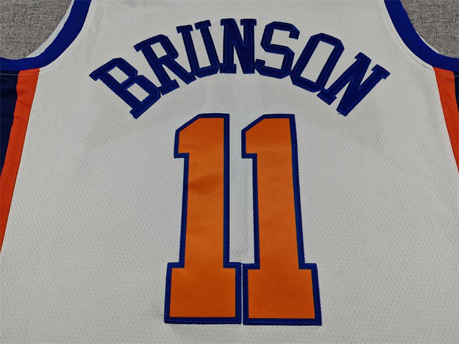 Knicks #11 White City Edition Jersey