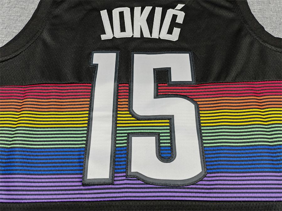 Nuggets #15 Black City Edition Jersey