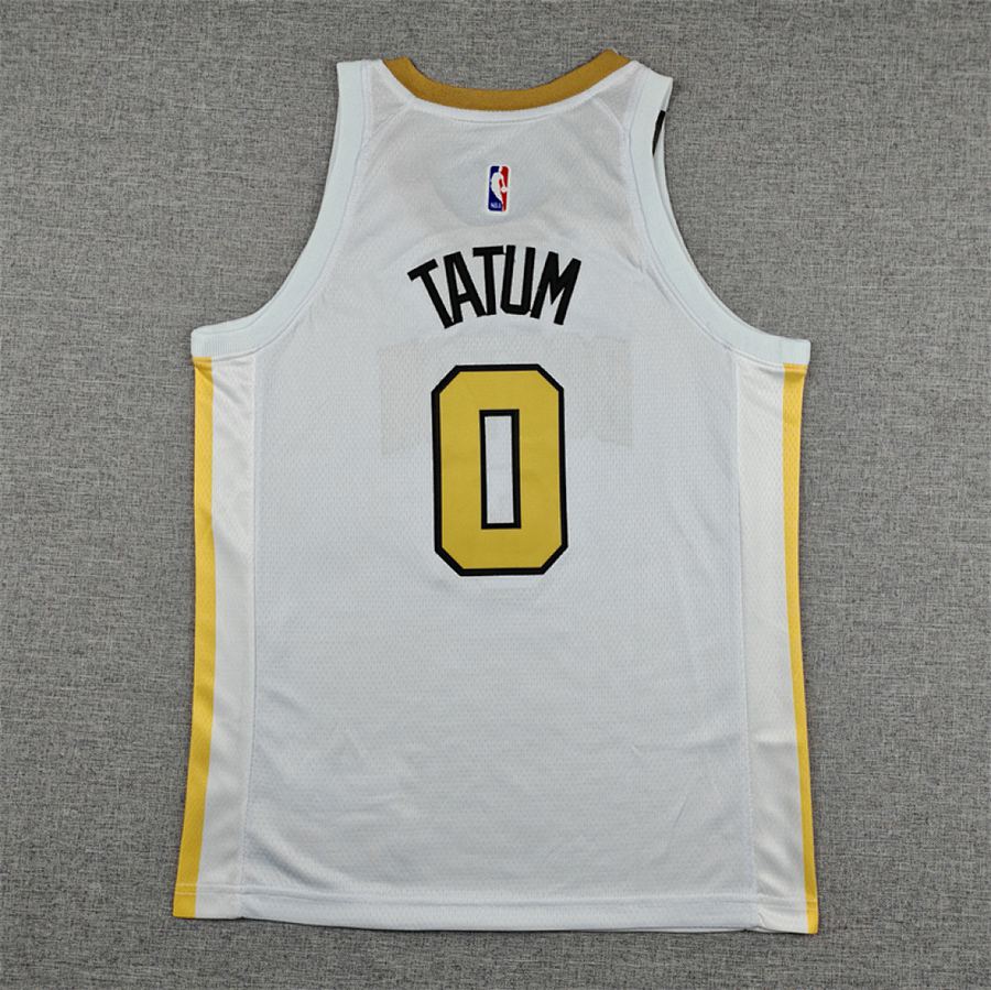 Celtics #0 White City Edition Kids Jersey