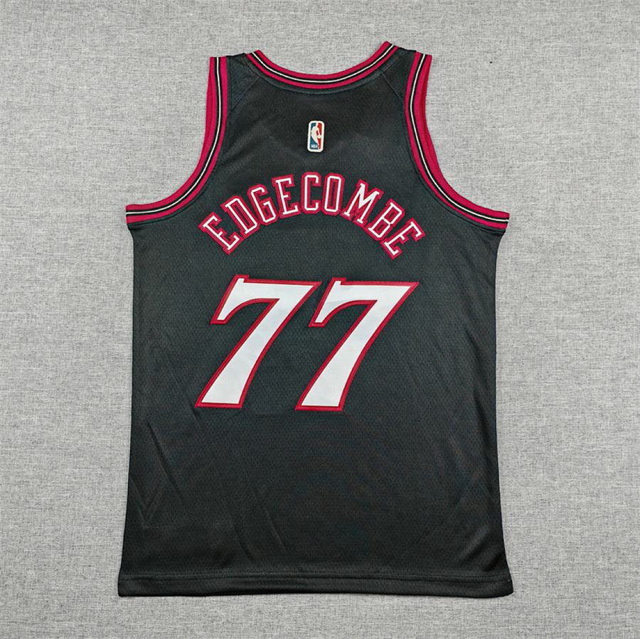 76ers #77 Black Kids Jersey