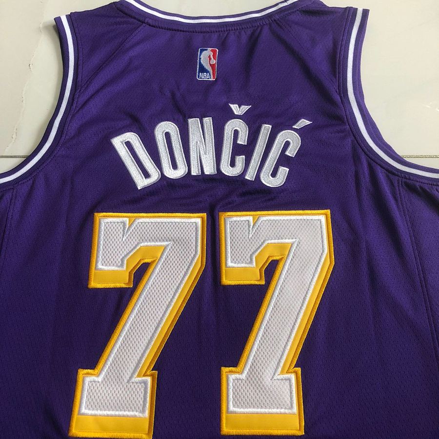 Lakers #77 Purple Jersey XS-XXL