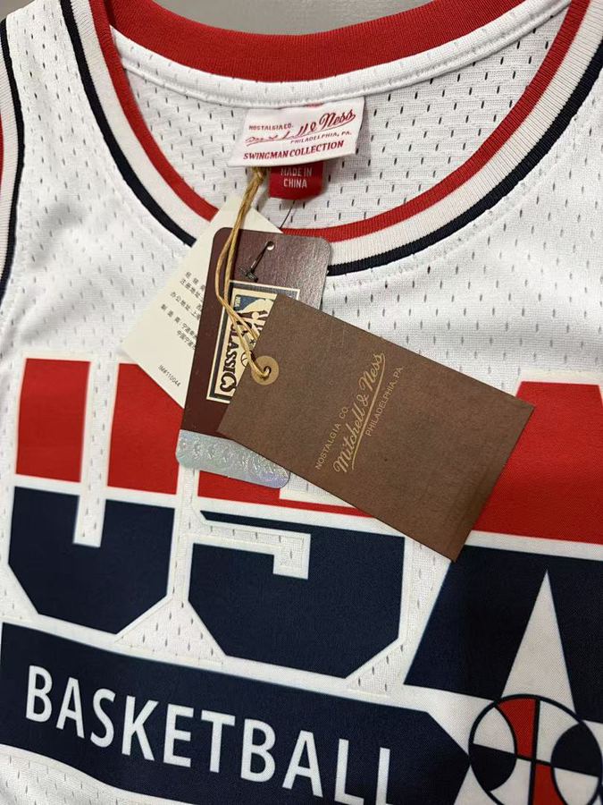USA Dream Team #9 Michael Jordan White Retro Jersey