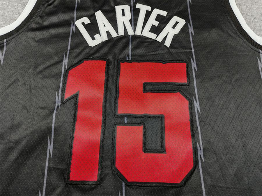 Raptors #15 Black City Edition Jersey
