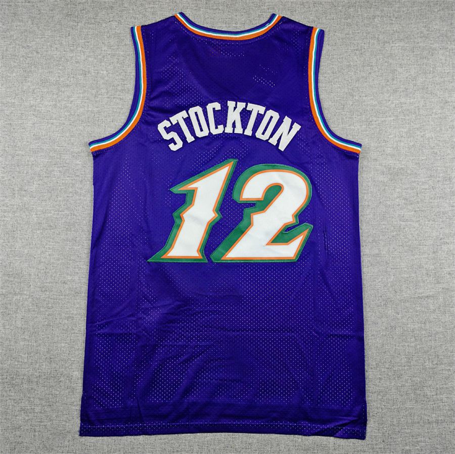 Jazz #12 Purple Retro Jersey