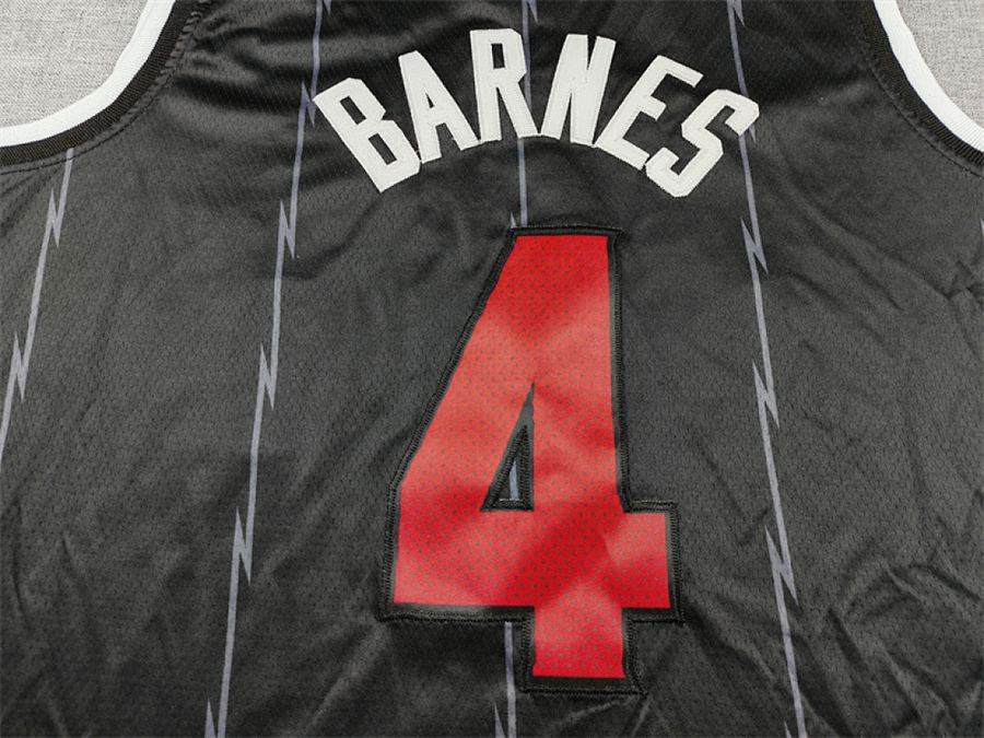 Raptors #4 Black City Edition Jersey