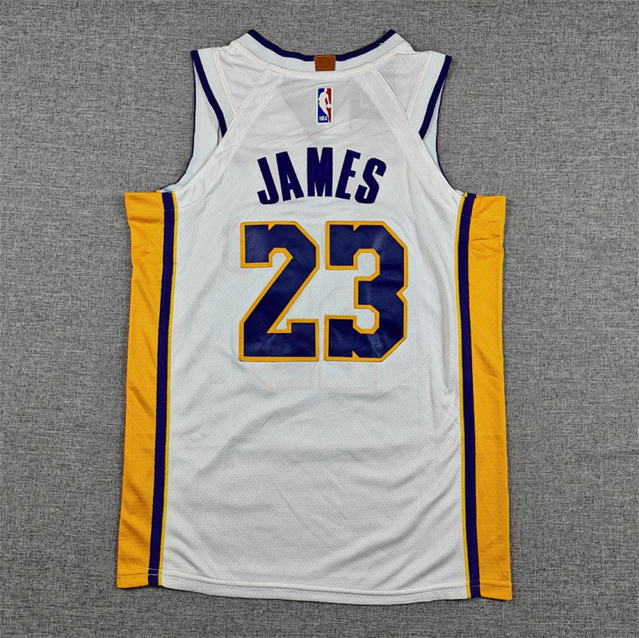 Lakers #23 White Kids Jersey