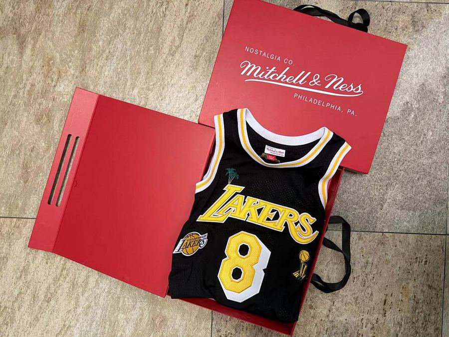 Lakers #8 Kobe Bryant Yellow Jersey