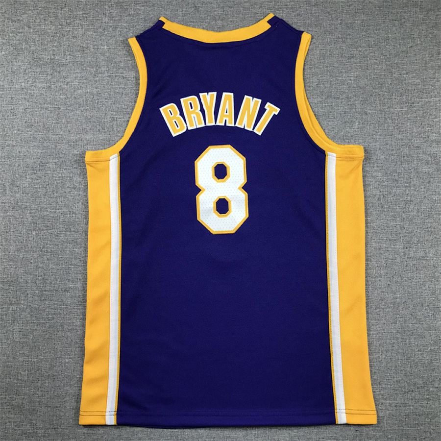 Lakers #8 Purple Kids Jersey