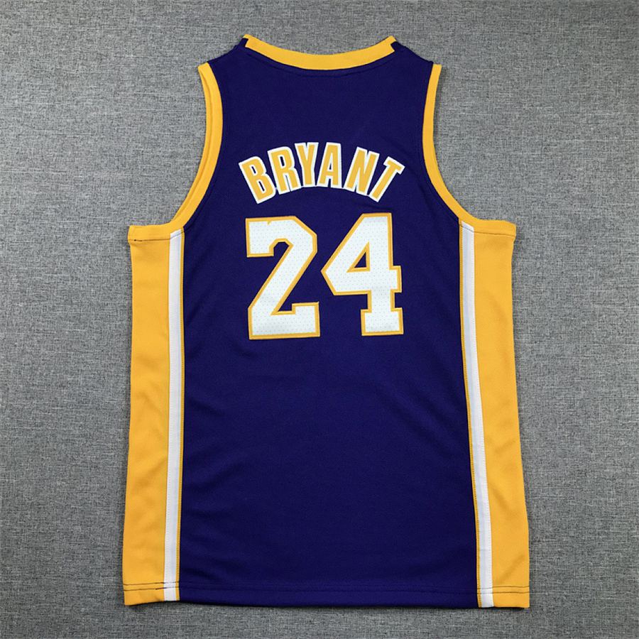 Lakers #24 Purple Kids Jersey