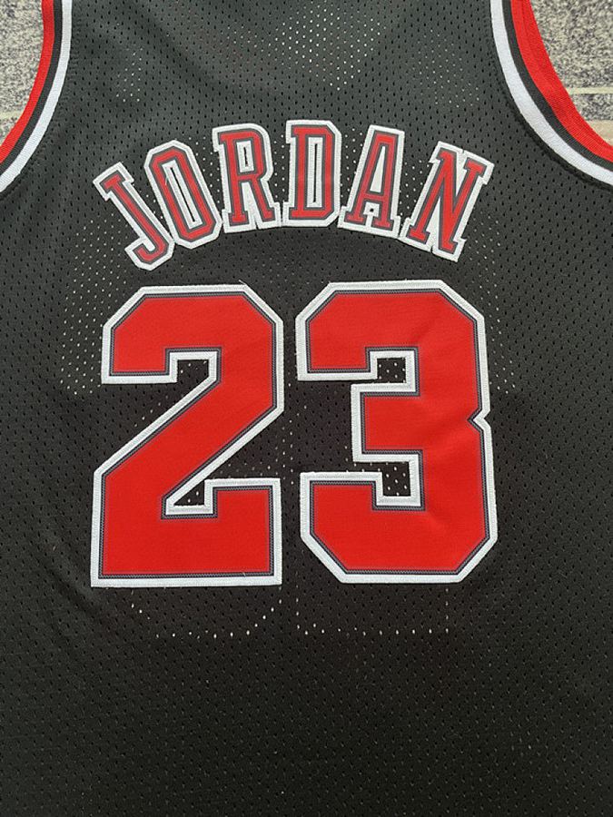 Bulls #23 Black Jersey