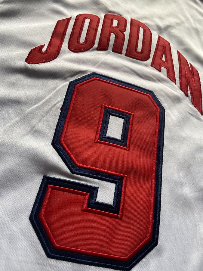 Michael Jordan #9 White Jersey