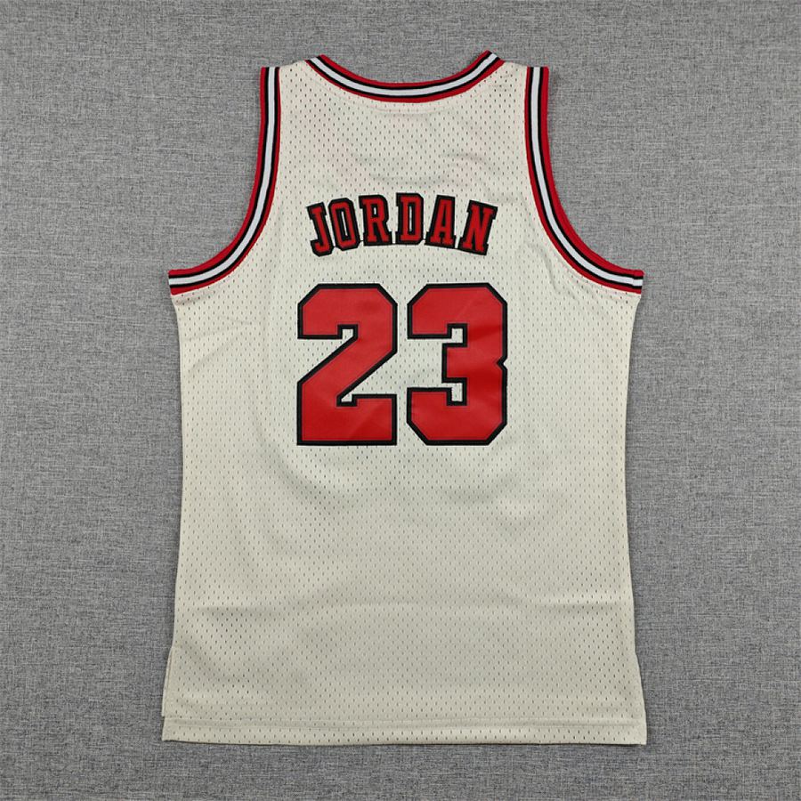 Bulls Cream Retro Kids Jersey