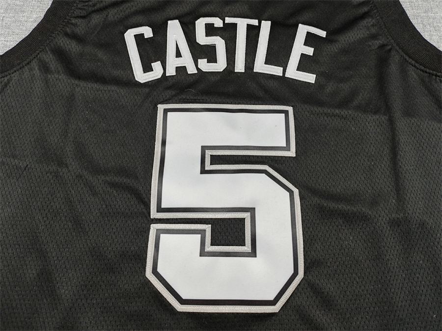 Spurs #5 Black City Edition Jersey