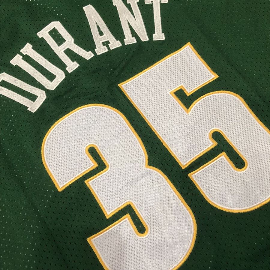 SuperSonics #35 Green Jersey S-XXL