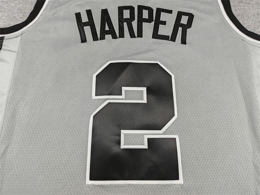 Spurs #2 Gray Statement Jersey