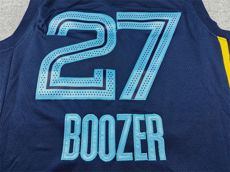 Grizzlies #27 Navy Blue Jersey