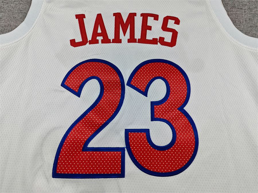 76ers #23 White City Edition Jersey