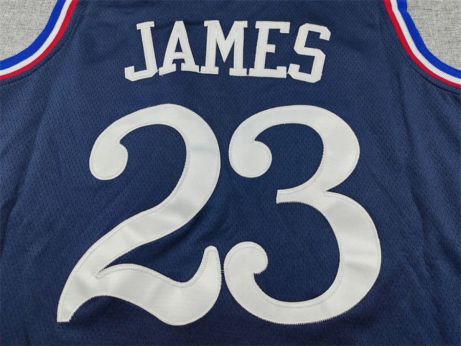 76ers #23 Navy Blue City Edition Jersey