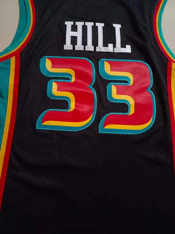 Pistons Black Retro Jersey